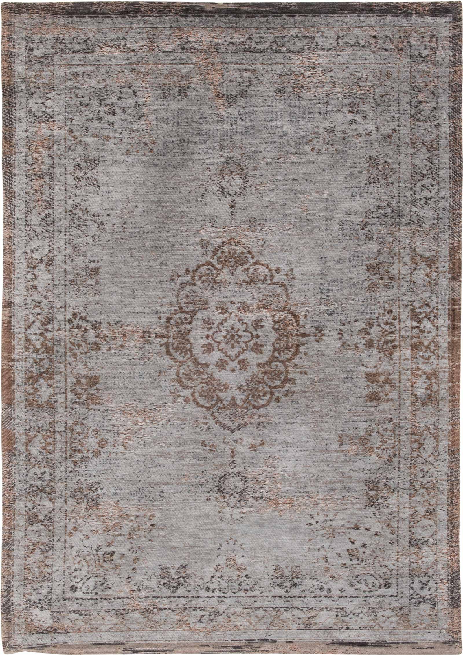 rugs Louis De Poortere CA 8257 Fading World Medaillon Grey Ebony
