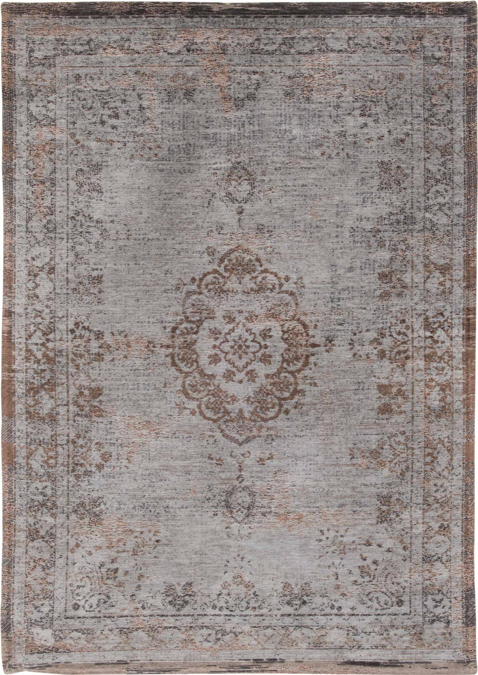 rugs Louis De Poortere CA 8257 Fading World Medaillon Grey Ebony