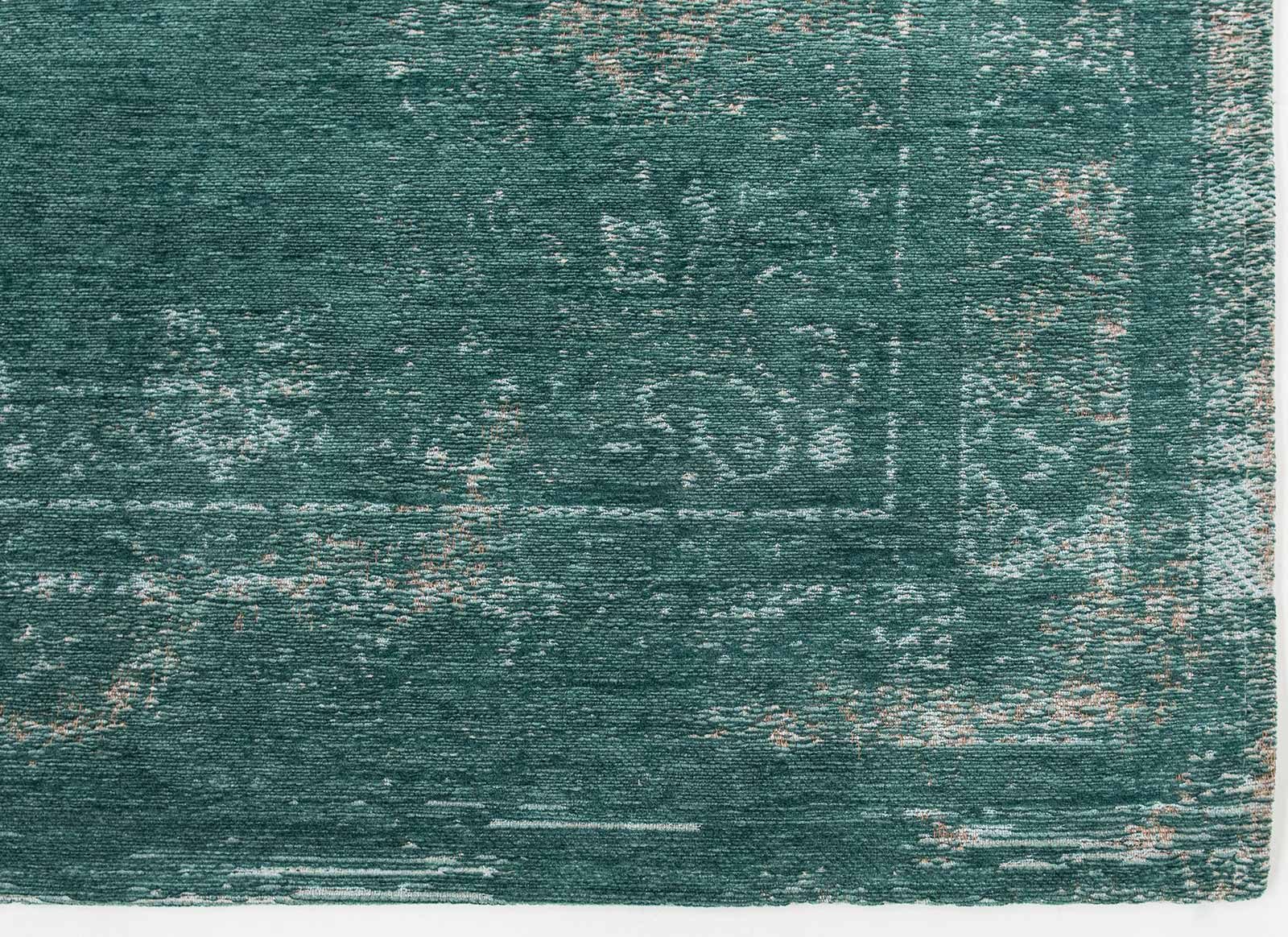 rugs Louis De Poortere CA 8258 Fading World Medaillon Jade corner