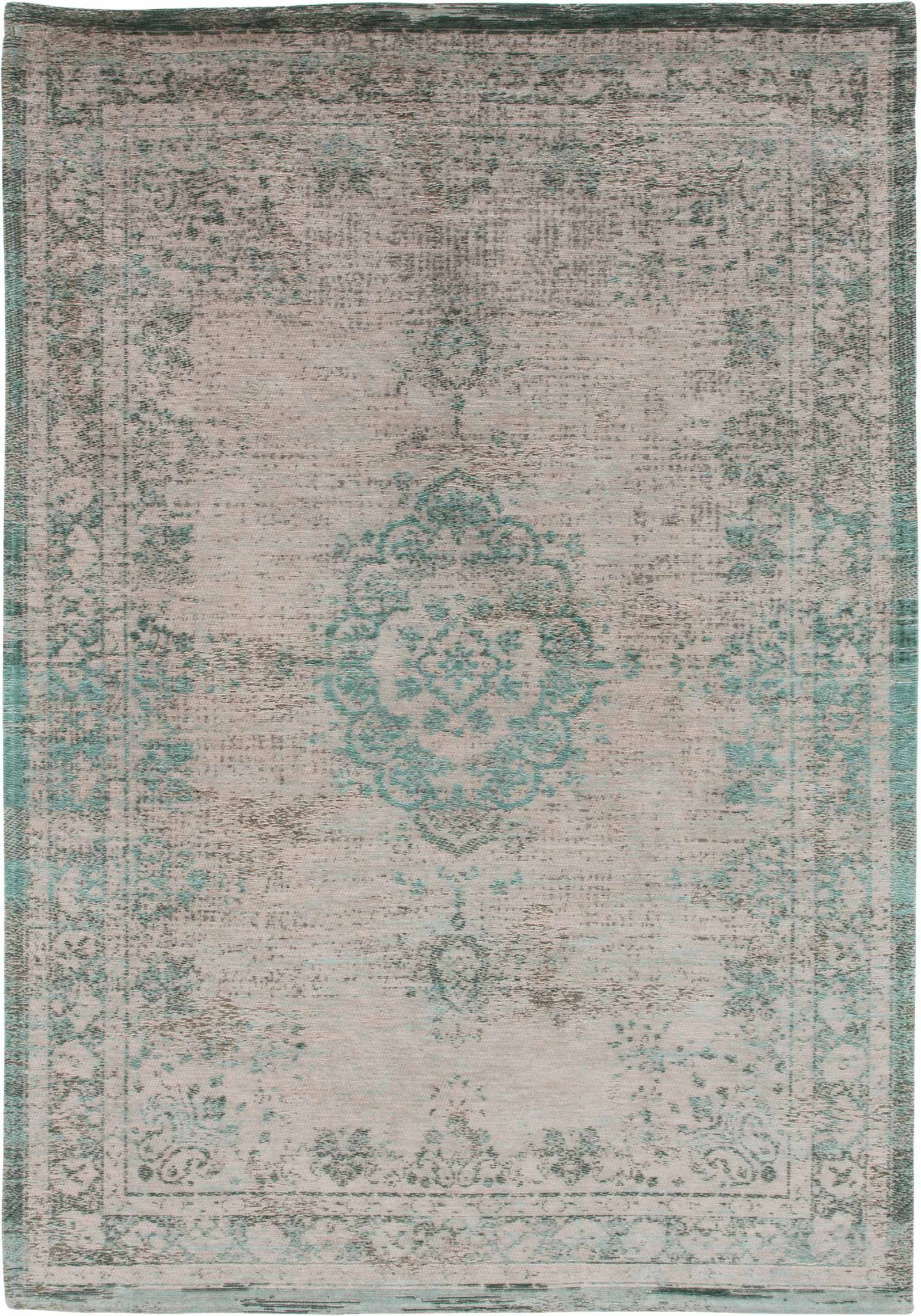 rugs Louis De Poortere CA 8259 Fading World Medaillon Jade Oyster