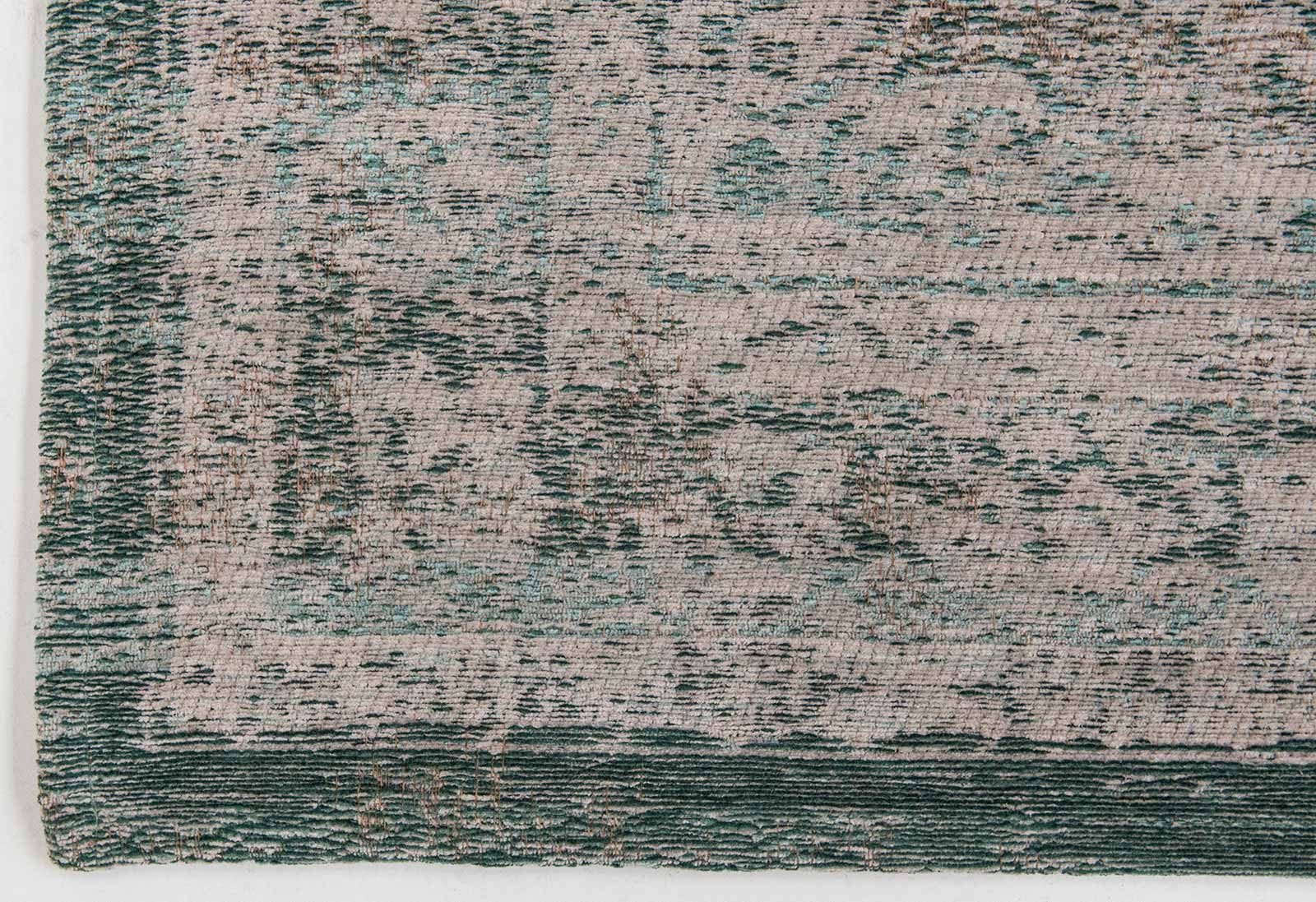 rugs Louis De Poortere CA 8259 Fading World Medaillon Jade Oyster corner