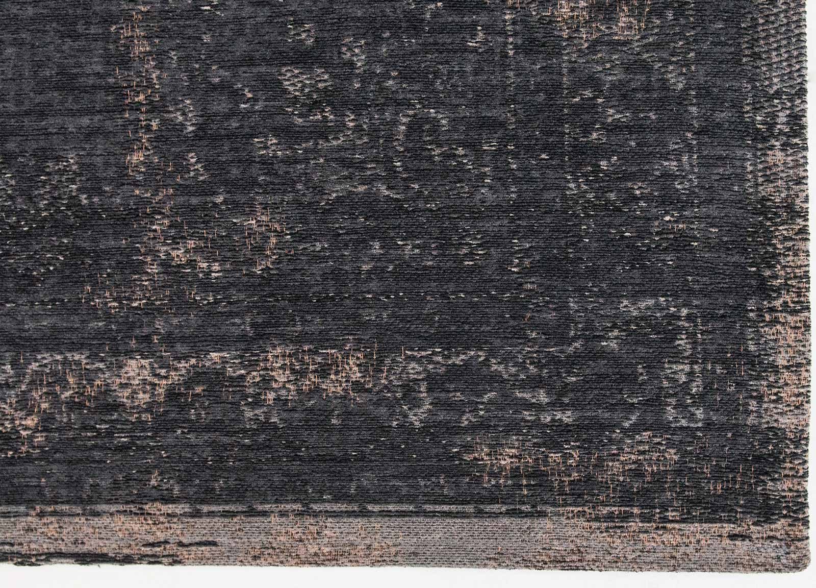 rugs Louis De Poortere CA 8263 Fading World Medaillon Mineral Black corner
