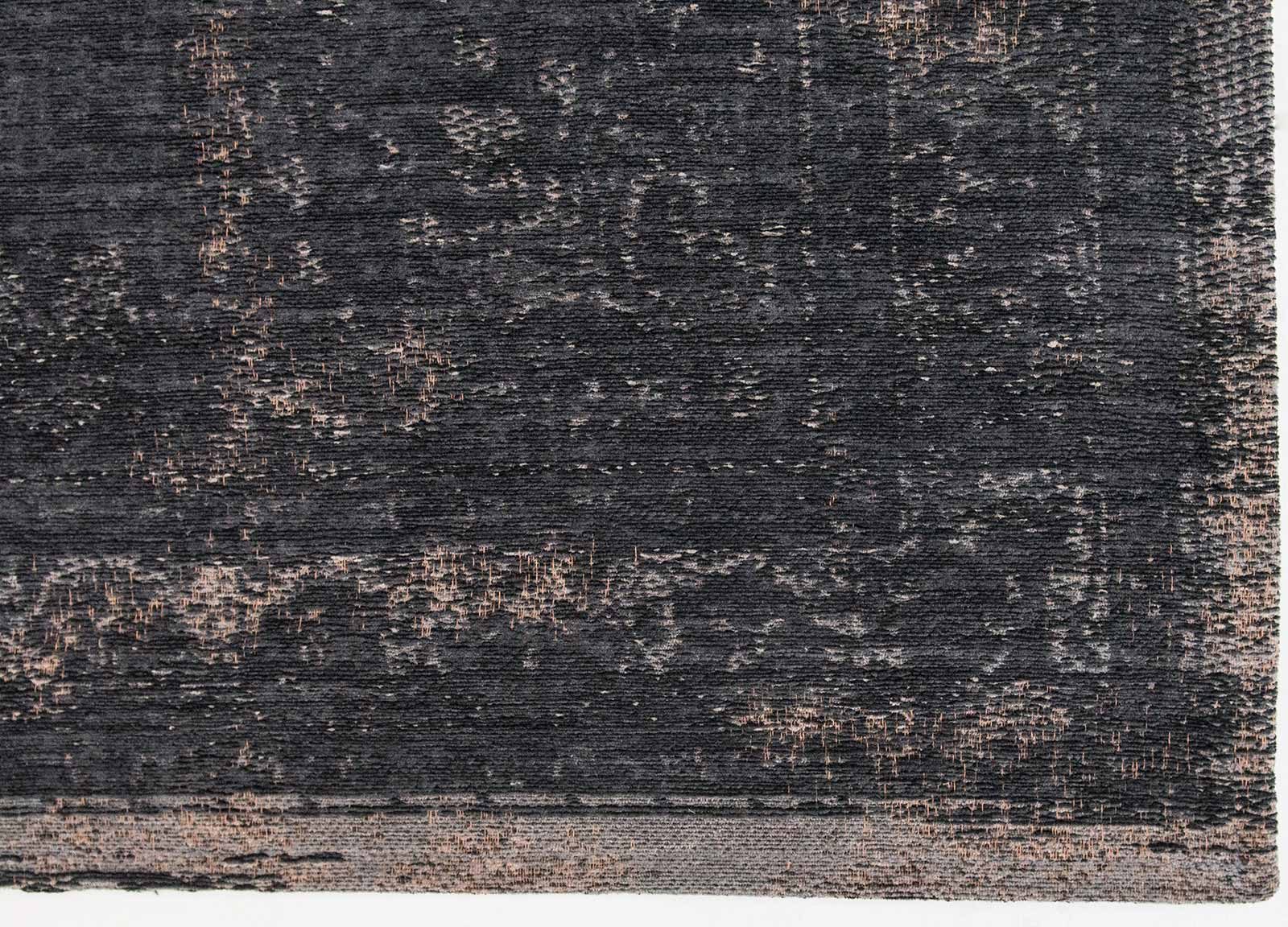 rugs Louis De Poortere CA 8263 Fading World Medaillon Mineral Black corner