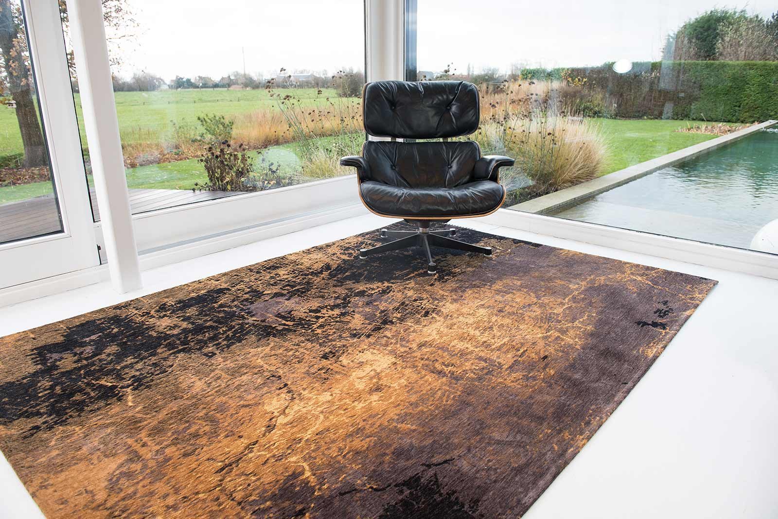 rugs Louis De Poortere CA 8618 Mad Men Cracks Deep Mine interior