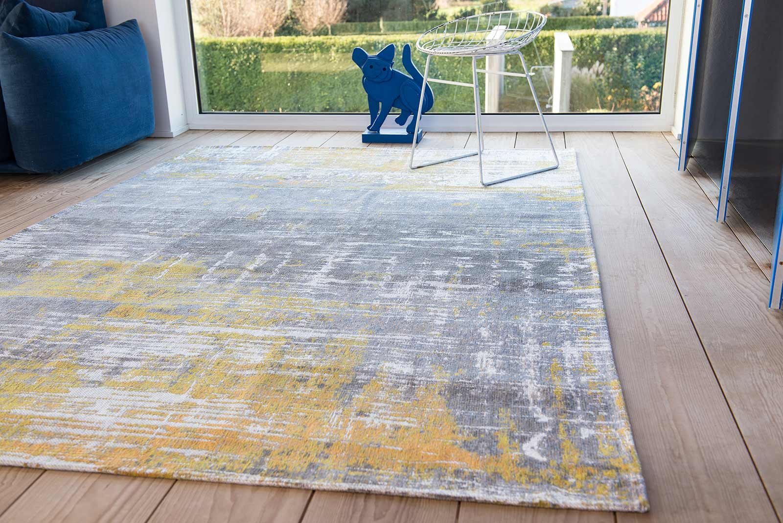rugs Louis De Poortere CA 8715 Atlantic Streaks Sea Bright Sunny interior