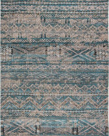 Louis De Poortere rug CA 9110 Antiquarian Kilim Zemmuri Blue