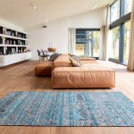 Louis De Poortere rug CA 9110 Antiquarian Kilim Zemmuri Blue interior 2