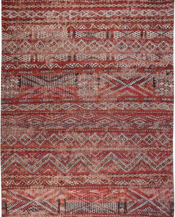 Louis De Poortere rug CA 9115 Antiquarian Kilim Fez Red