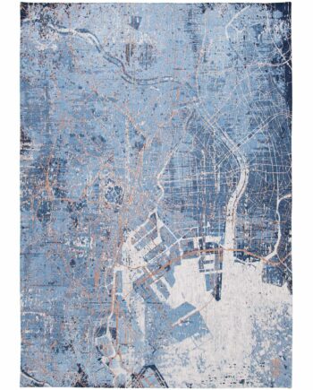 Louis De Poortere rug Cities Tokyo 9314 Conductive Blue