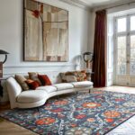 Louis De Poortere rug Antiquarian Suzani 9730 Nordic Ambiance