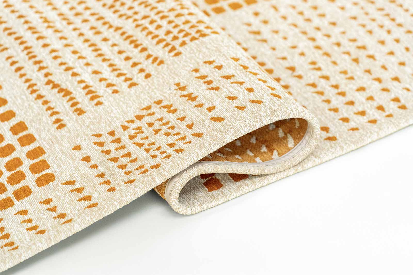 Louis De Poortere rug Craft 2077 Zen Garden Pomelo fold