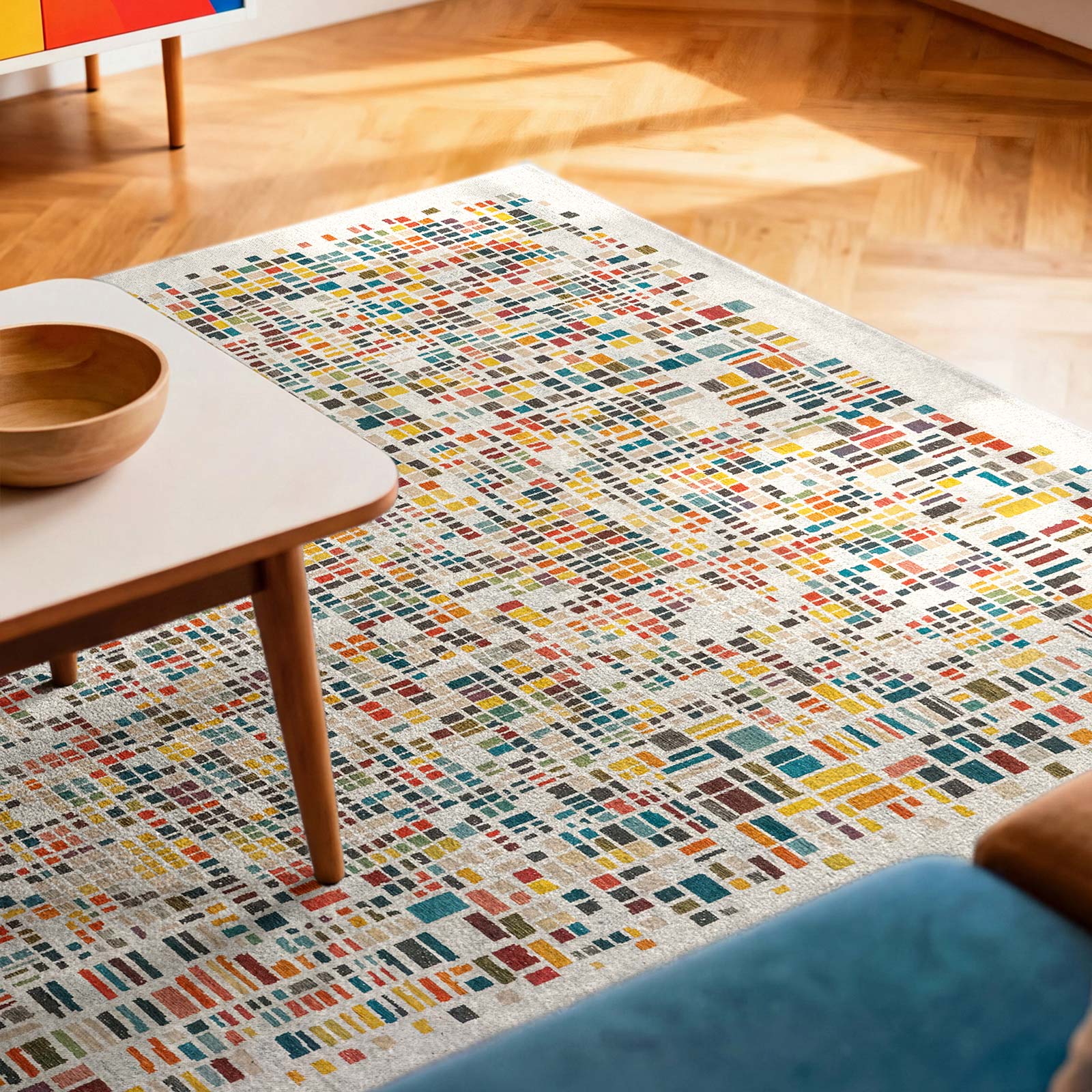 Louis De Poortere rug Gallery 2094 Cubik United interior