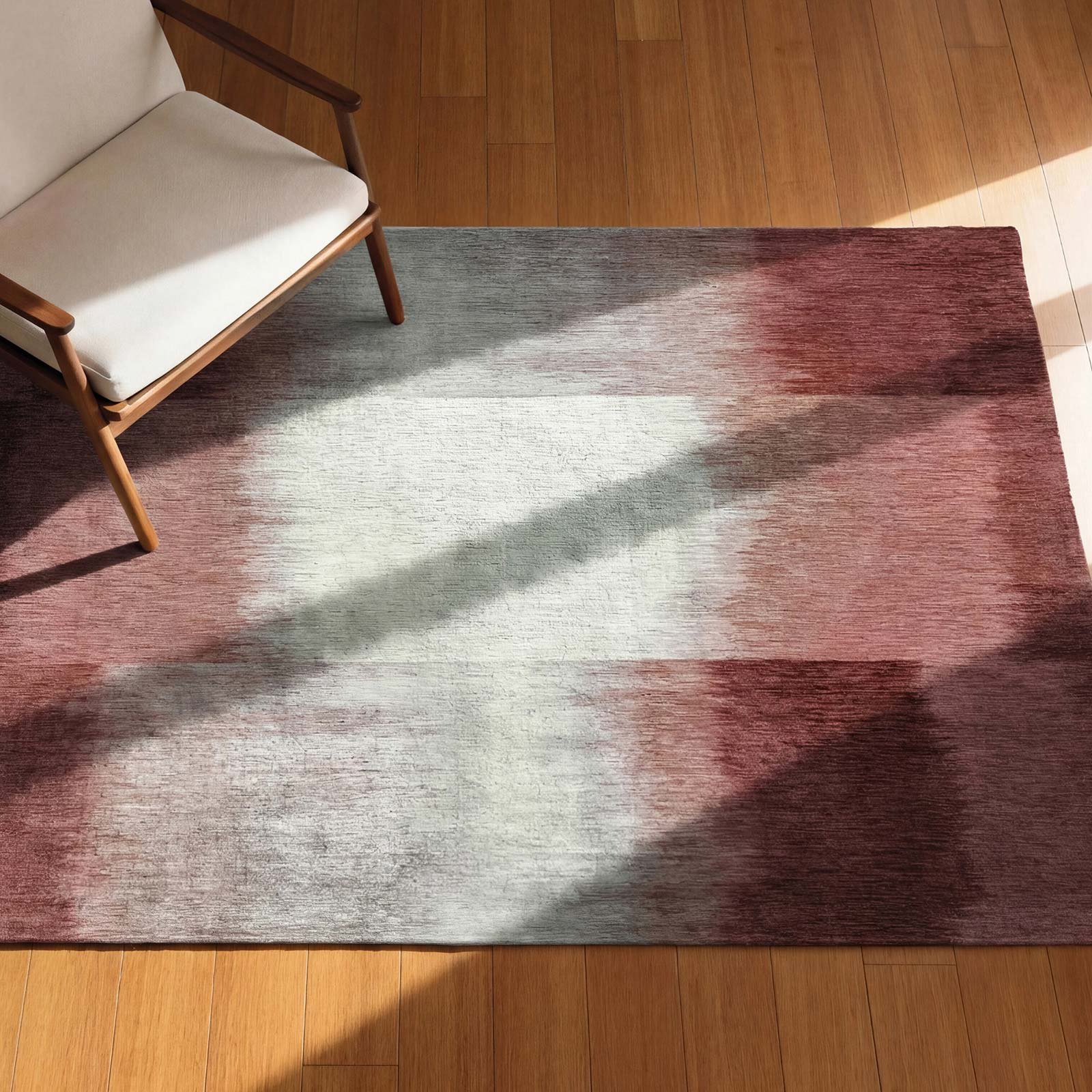Louis De Poortere rug Meditation 2072 Sendai Rosebud interior