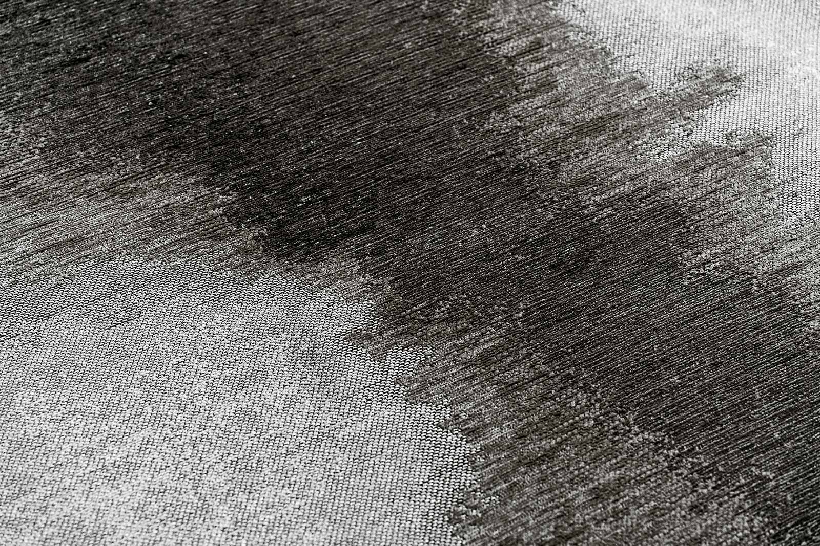 Louis De Poortere rug Meditation 2083 Lagoon Black Shadow zoom 2