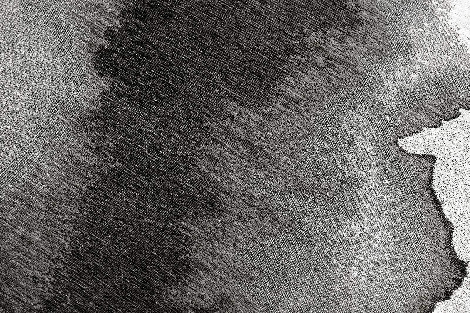Louis De Poortere rug Meditation 2083 Lagoon Black Shadow zoom 3