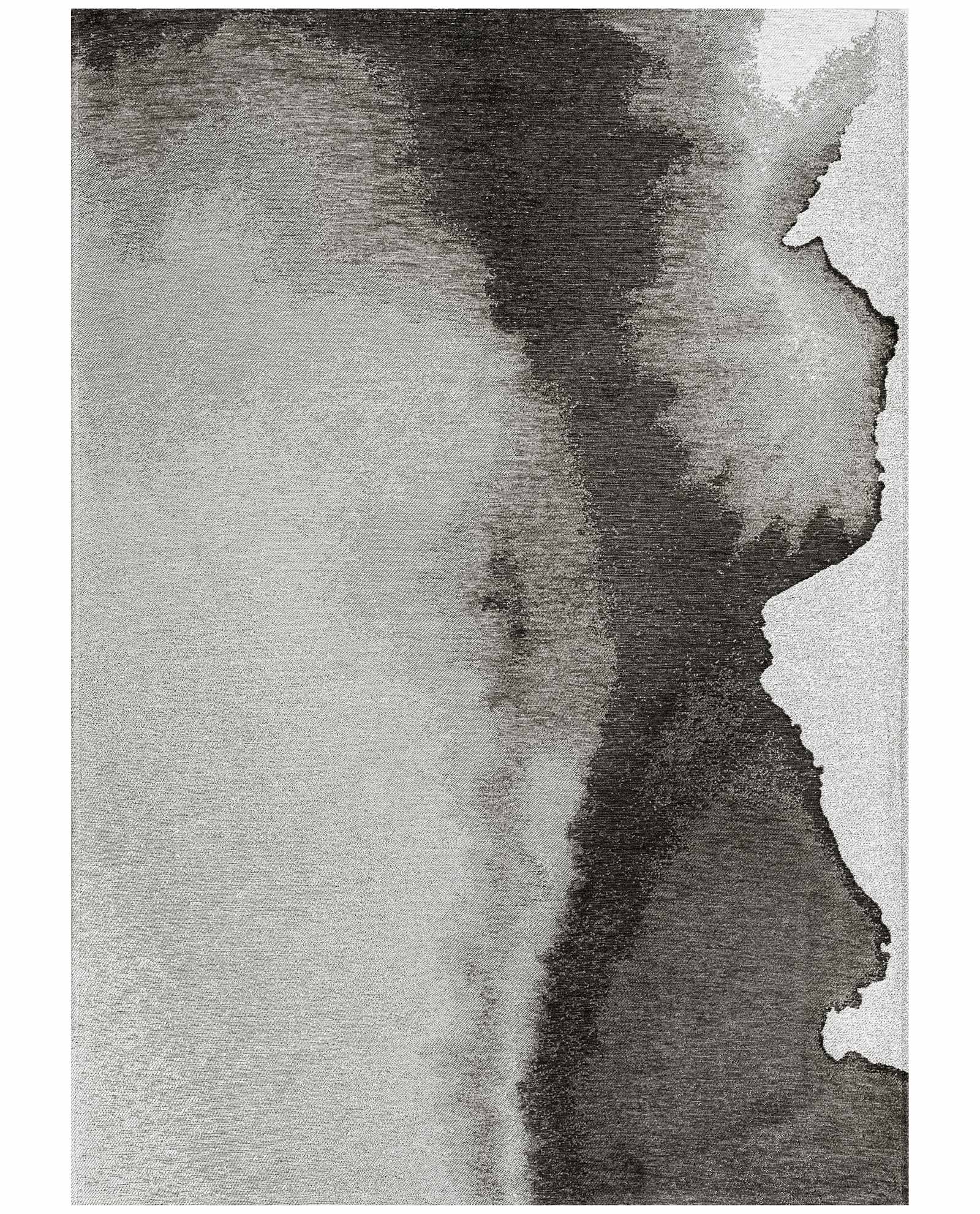 Louis De Poortere rug Meditation 2083 Lagoon Black Shadow