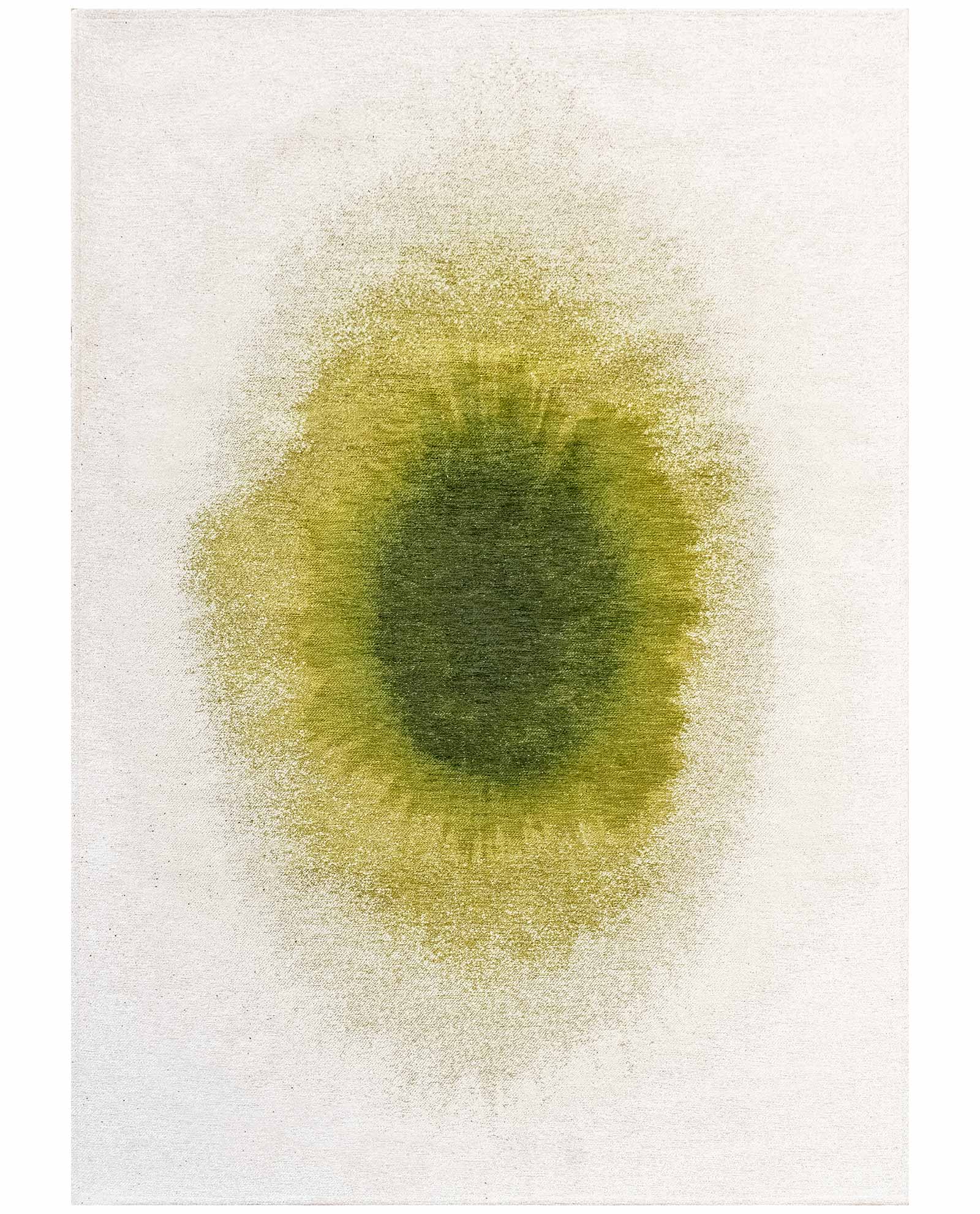 Louis De Poortere rug Meditation 2105 Drop Green Pepper